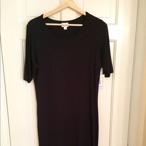 *Reserved 4/17* LLR solid black Julia w/ stripes.