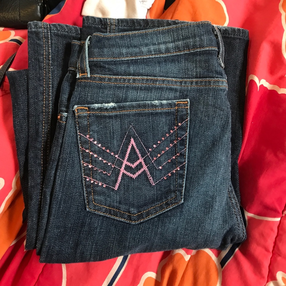 7 for all mankind A pocket jeans pink size 14