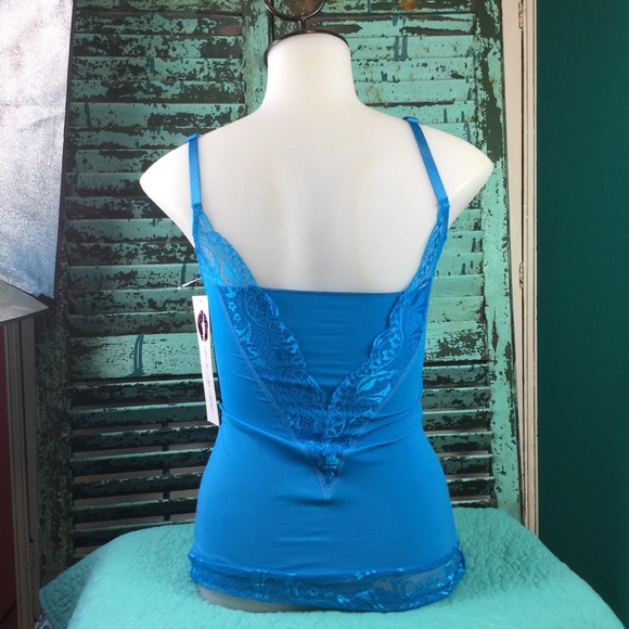 NWOT Rhonda Pin Up Smoothing Tank Built in Bra - Picture 2 of 7