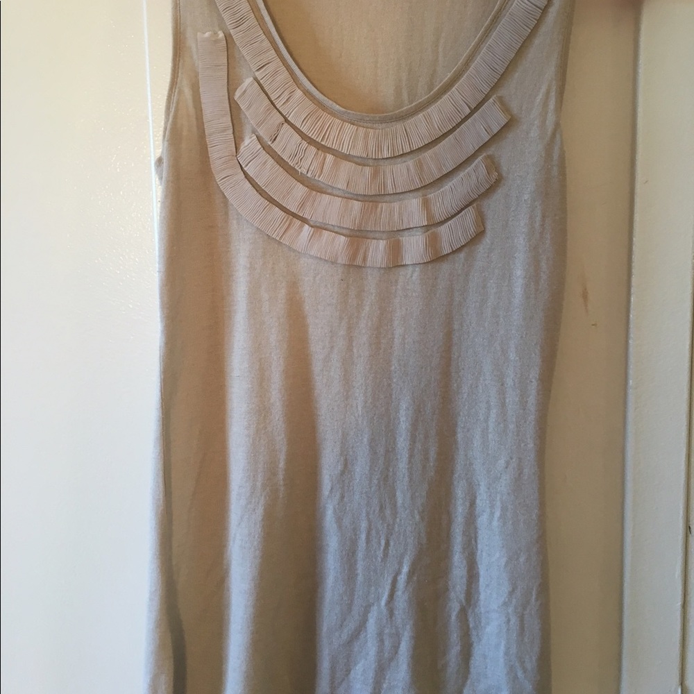 Club Monaco Ruffled Tank