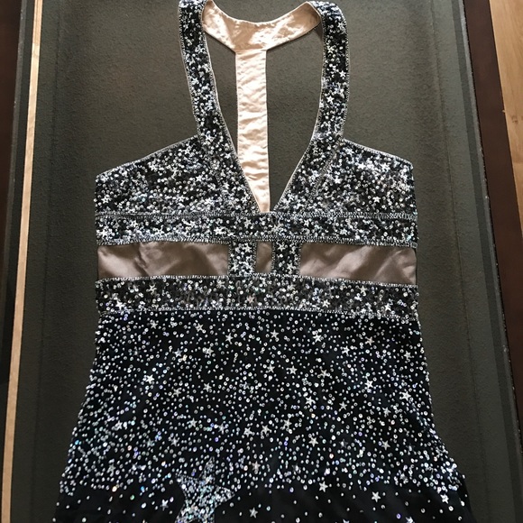 Dancing Out in Space Beaded Maxi Dress - Picture 3 of 4