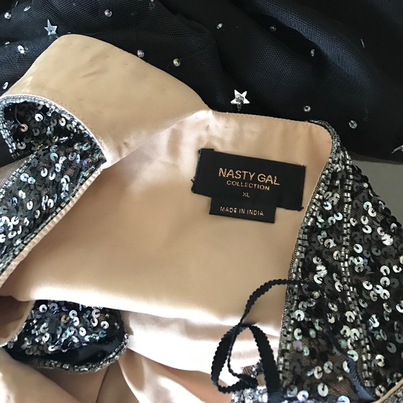 Dancing Out in Space Beaded Maxi Dress - Picture 4 of 4