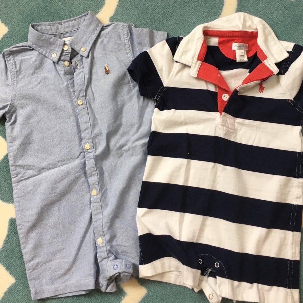 Two Ralph Lauren boys jumpers
