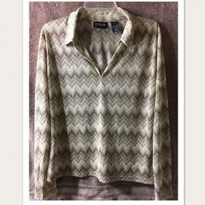 New York & Company XL blouse. 100% Polyester.