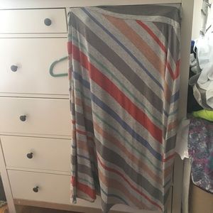 Maxi Xl chevron skirt