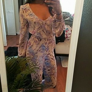 Forever 21 Floral Jumpsuit