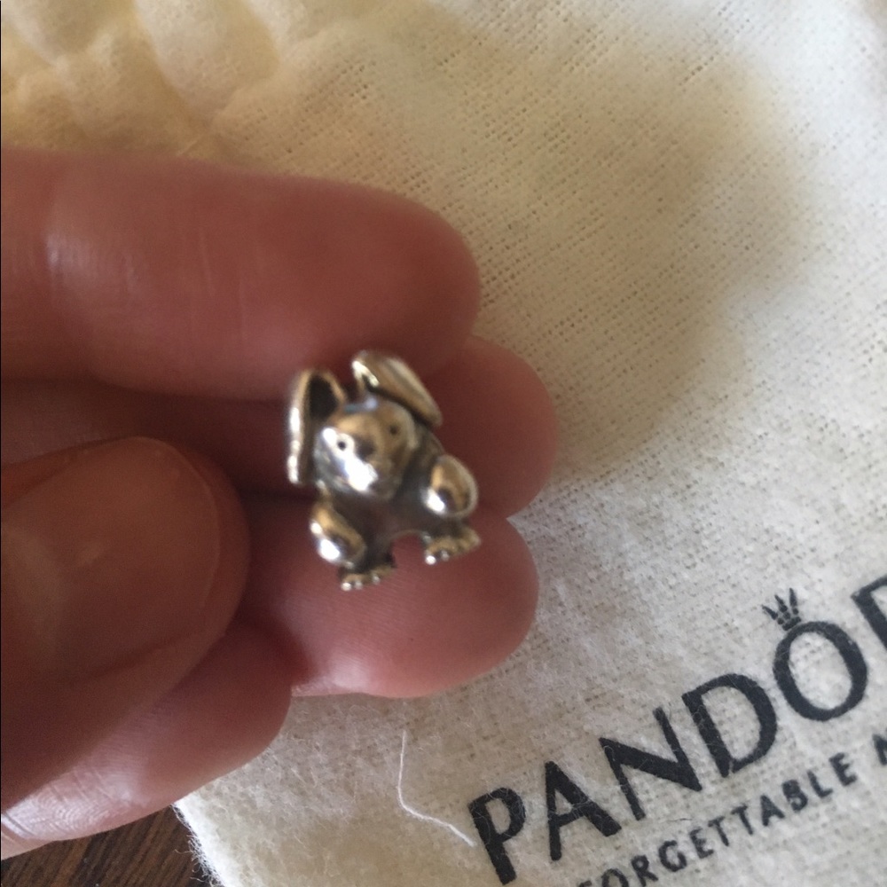 Easter bunny pandora charm