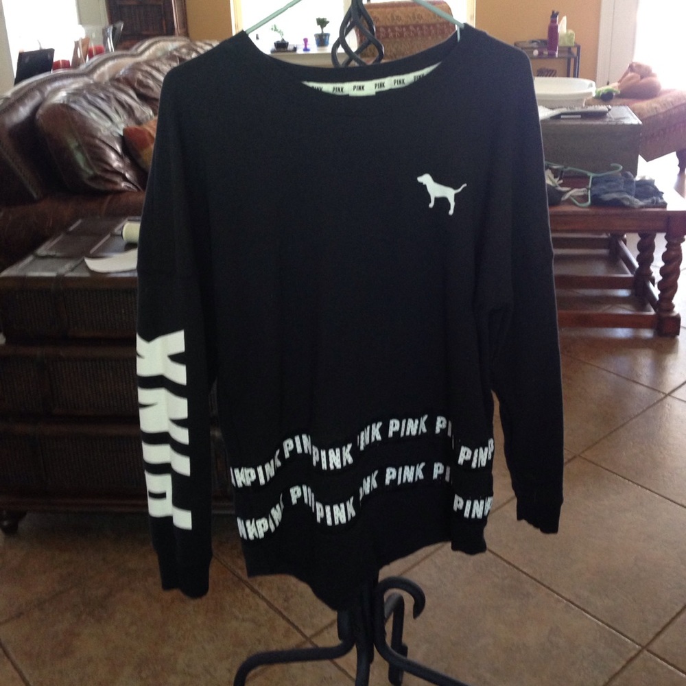 PINK Mesh Varsity Tee