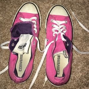 Pink, purple and white converse! Worth the money!