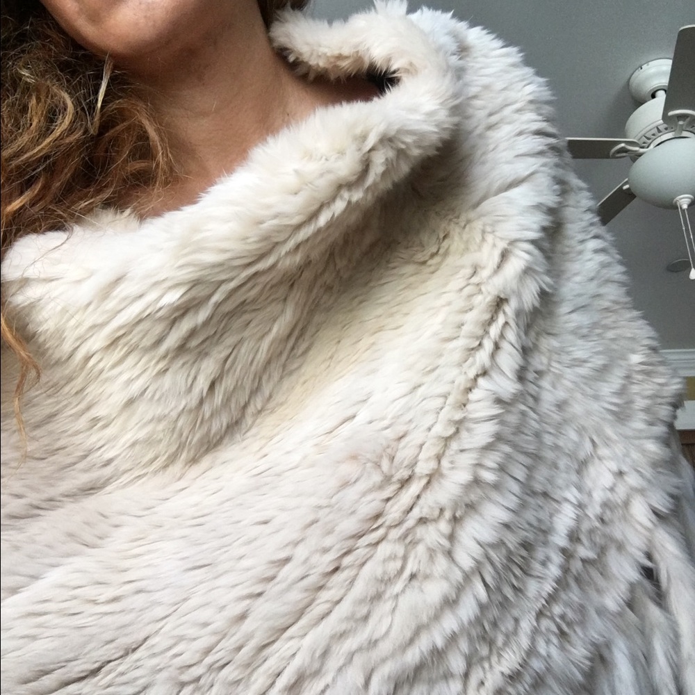 Beautiful Rabbit hair Poncho