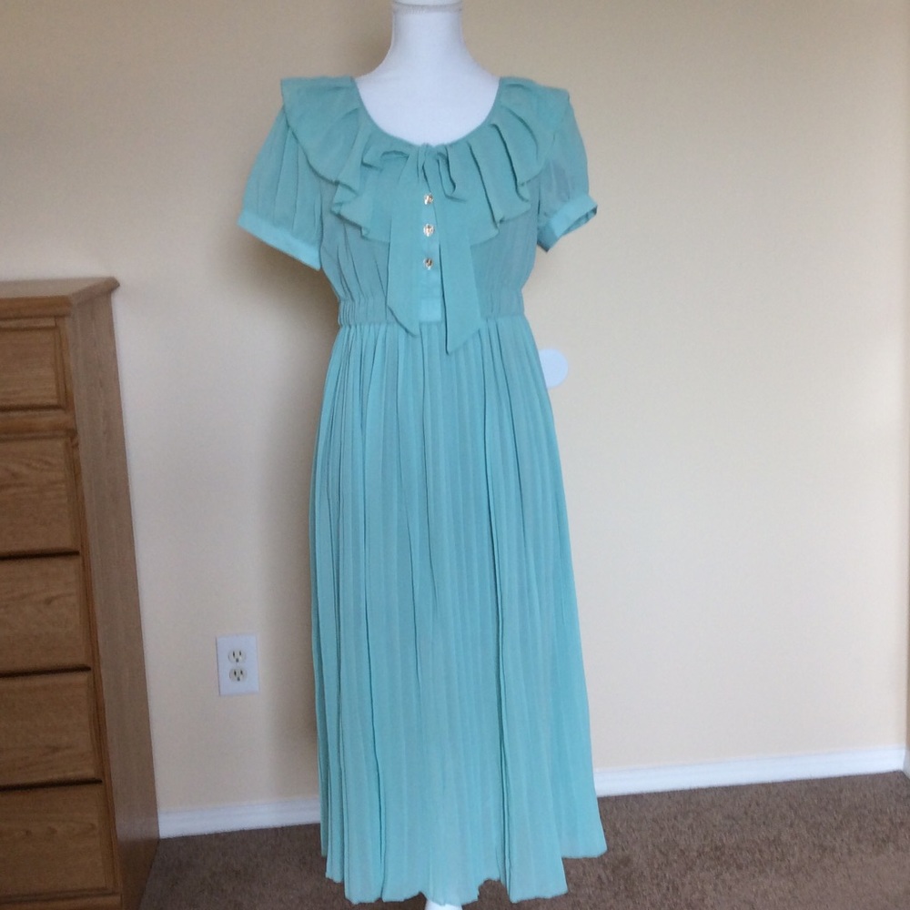 👗Mint Bow Tie Dress👗