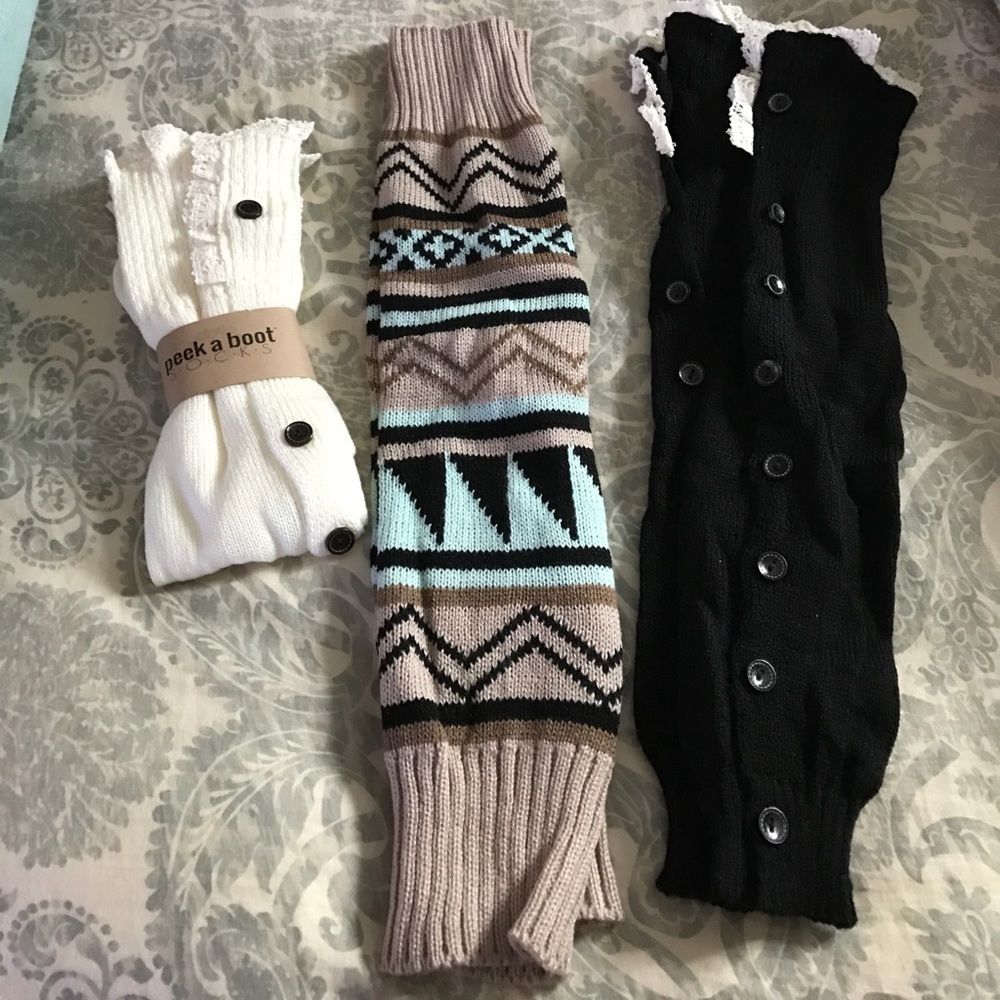 Peek-a-boot socks