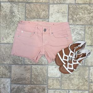 American eagle midi short size 2 blush color