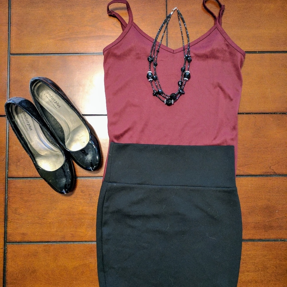 Deep purple tank top