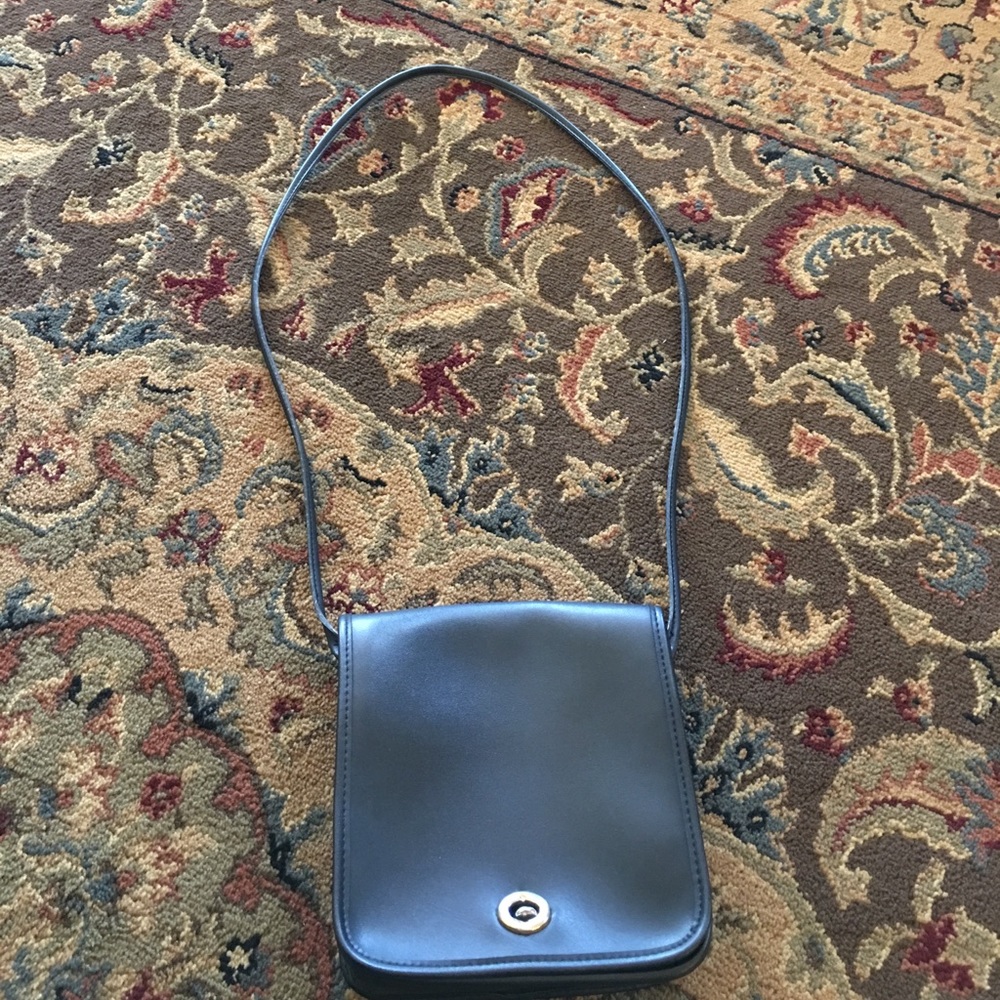 Black Leather Purse