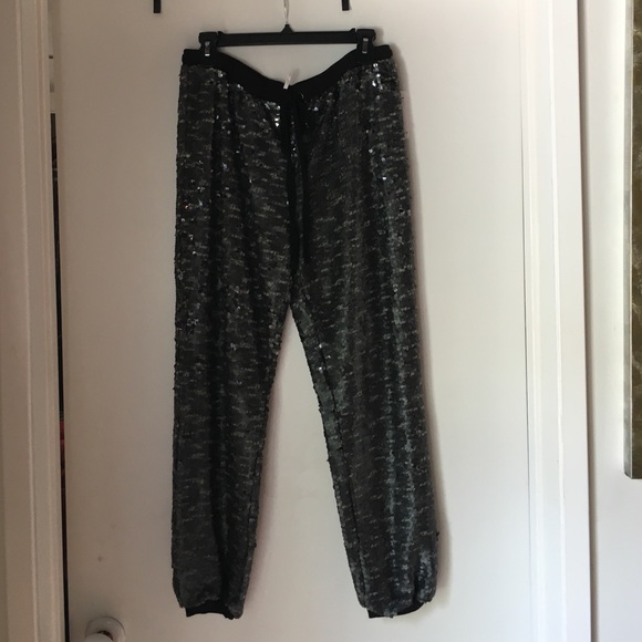 Free People Pants - Free People sequined sweatpants