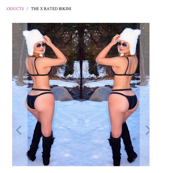 OMG Swimwear - The X rated bikini in black - Picture 6 of 7