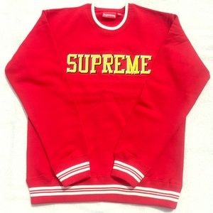 Supreme felt Shadow crewneck