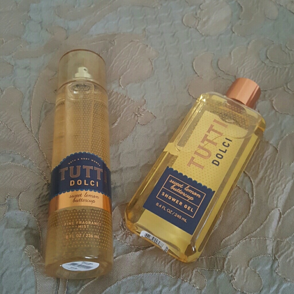 Bath n Body works Tutti Dolci shower gel and spray