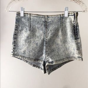 High Waisted Denim Shorts