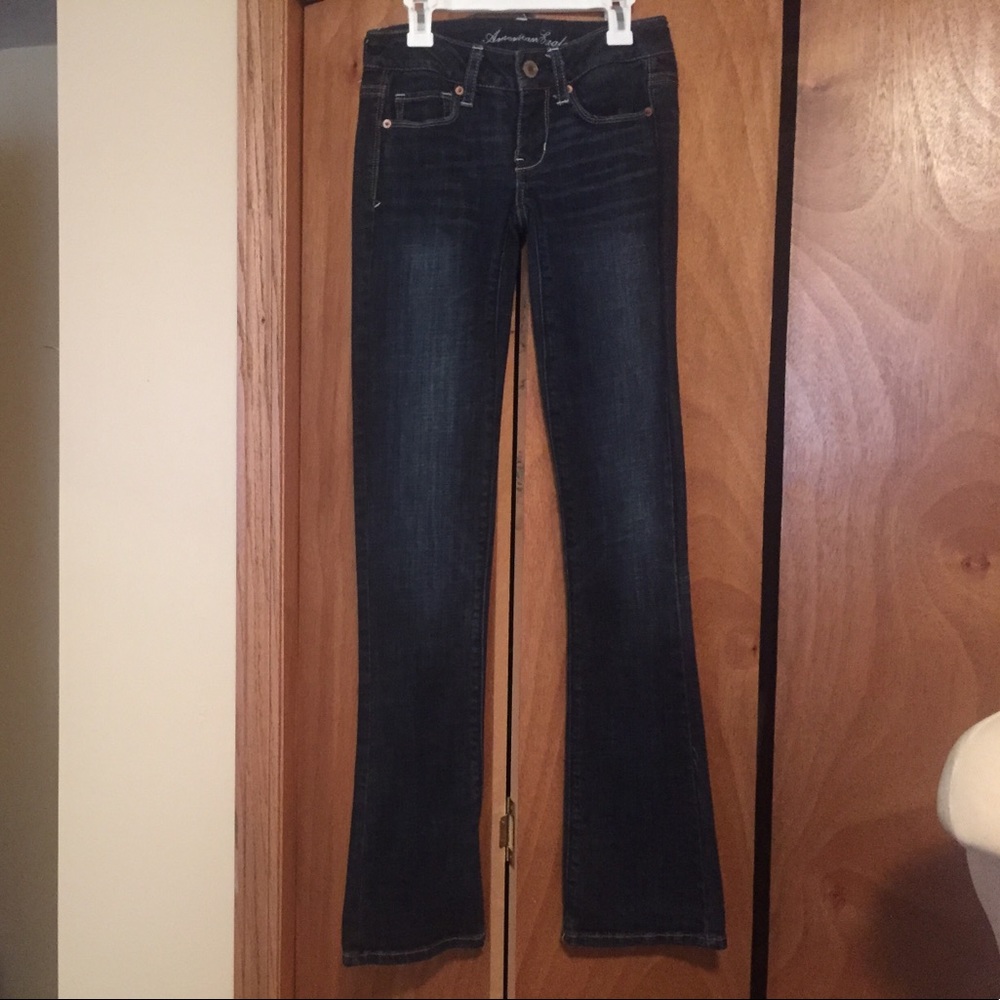 American Eagle 00 Long Skinny Kick Jeans