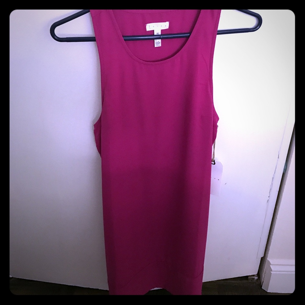 New with tags magenta razor back dress