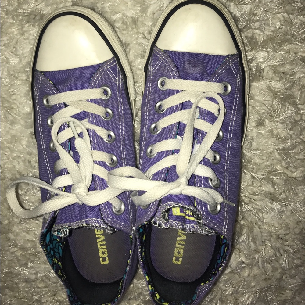 Purple converse