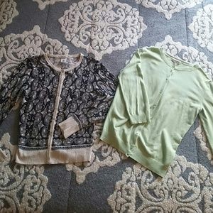 Bundle of Two Button Up Sweaters