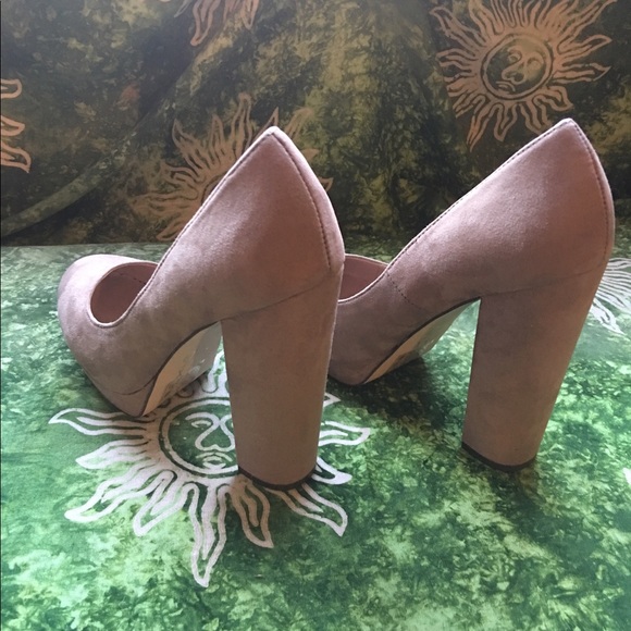Mix No. 6- Platform Pumps- Microsuede- Taupe - Picture 3 of 4