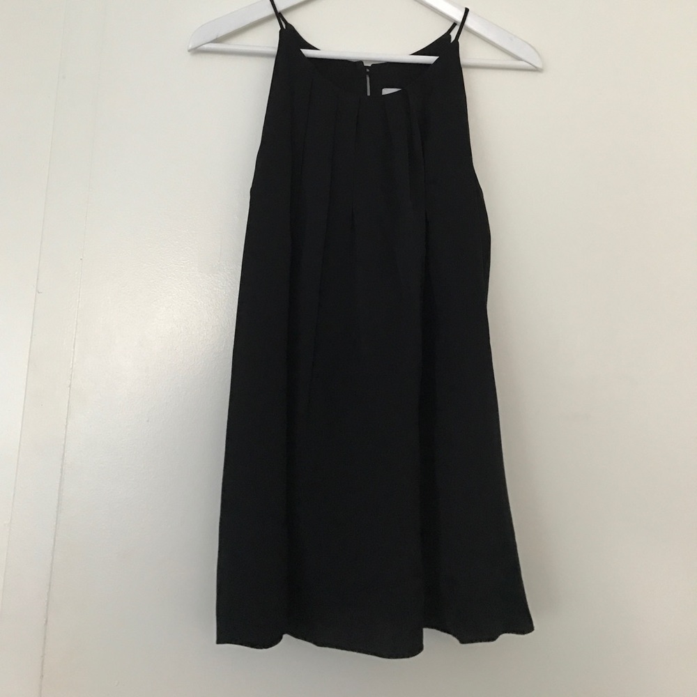 Black silk tunic