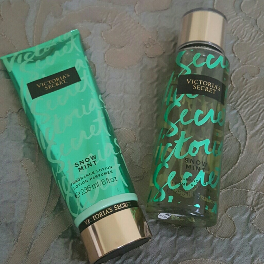 Victoria secret body spray and body lotion