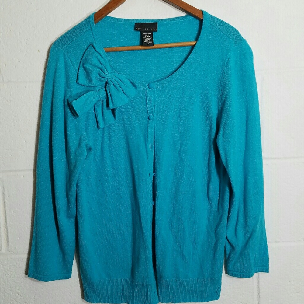 Bow Embellished Cardigan