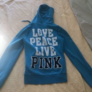 Victoria secret PINK zipper up sweatshirt