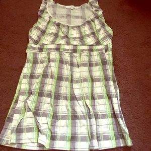 Striped pattern tank top