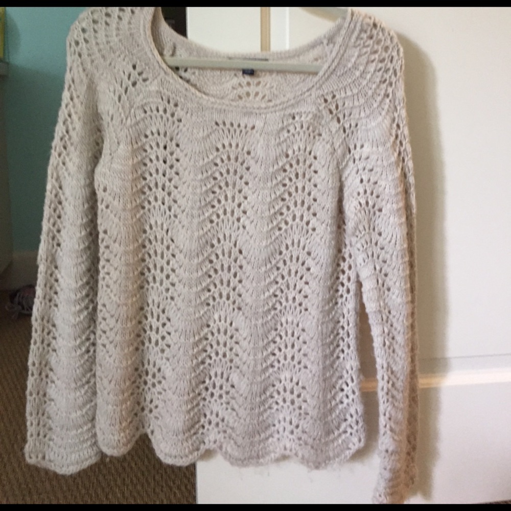 Cream sweater