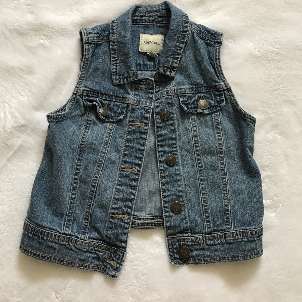 Girls Denim vest