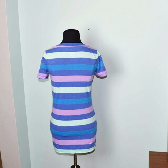 Super Cute Blue Striped Top - Picture 2 of 2