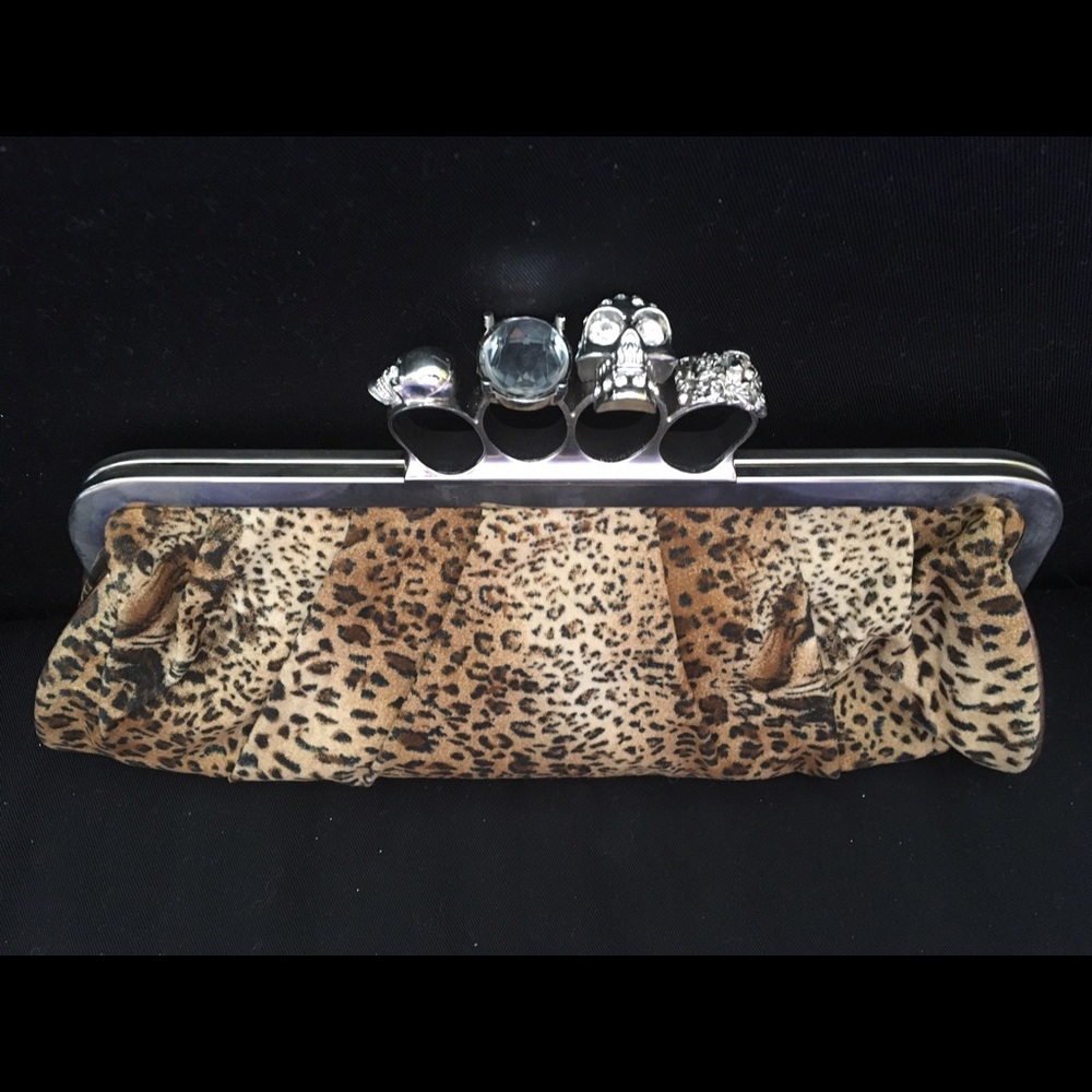 Unique Clutch with leopard print