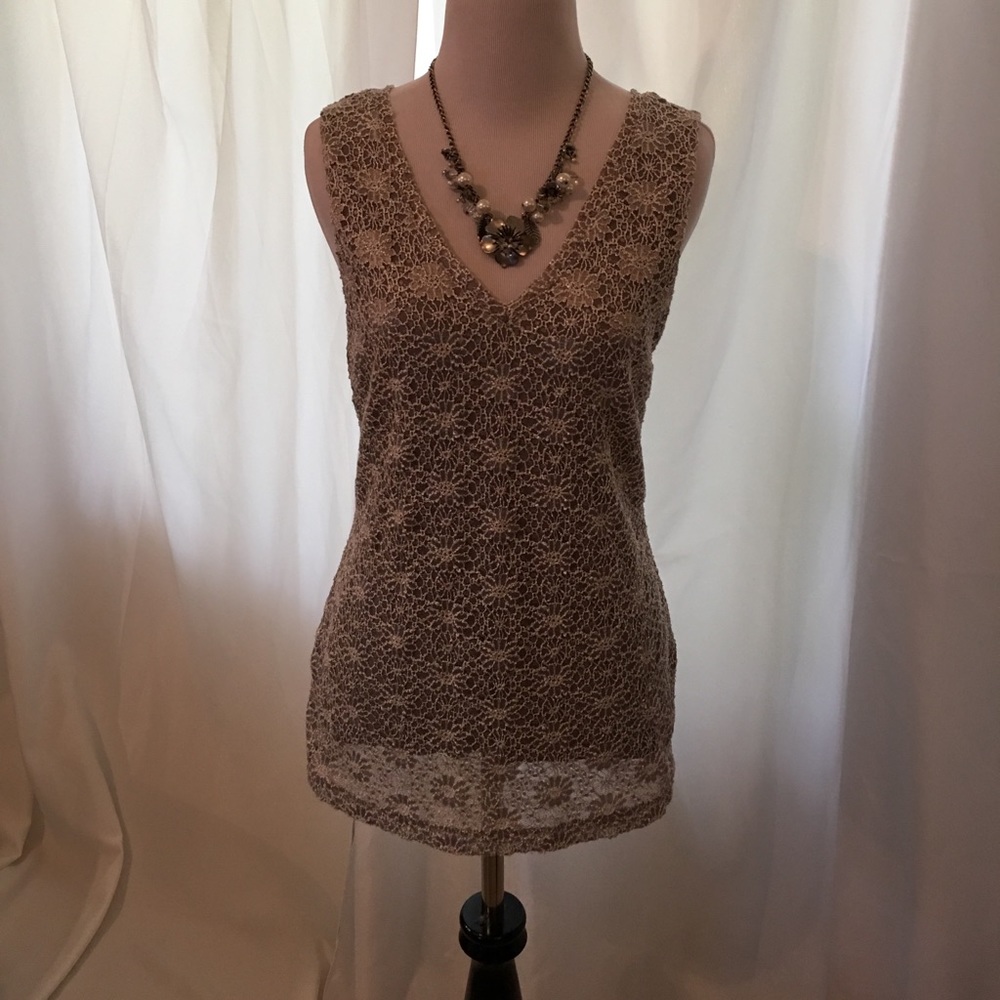 Banana Republic lace top.