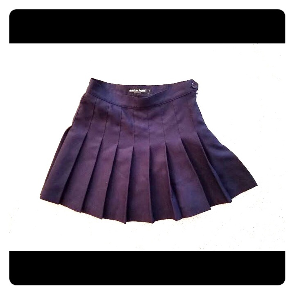 American Apparel School girl pleated skirt