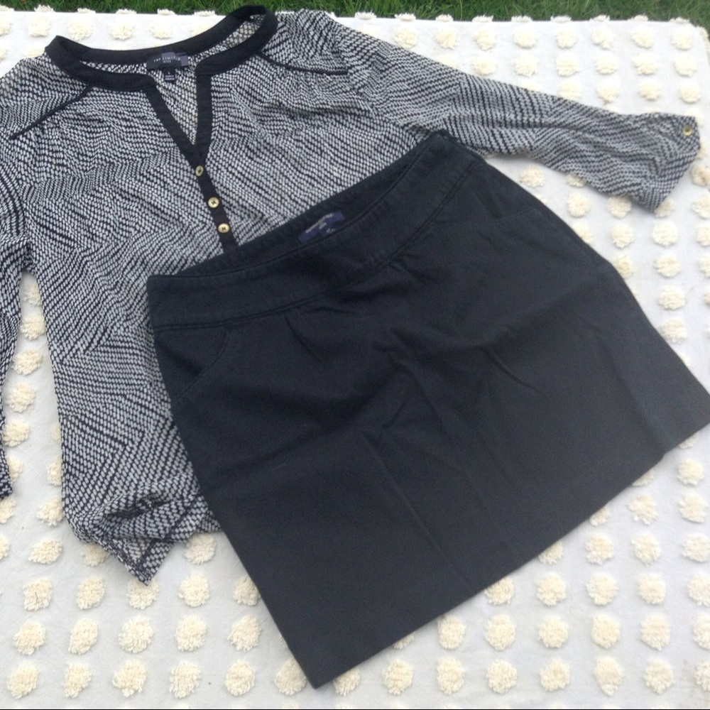 Banana Republic black Skirt 4p