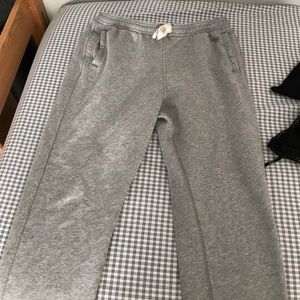 Abercrombie and Fitch sweatpants.