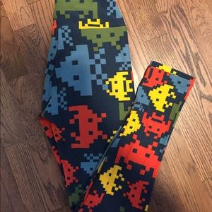 Mine craft UNICORN leggings OS