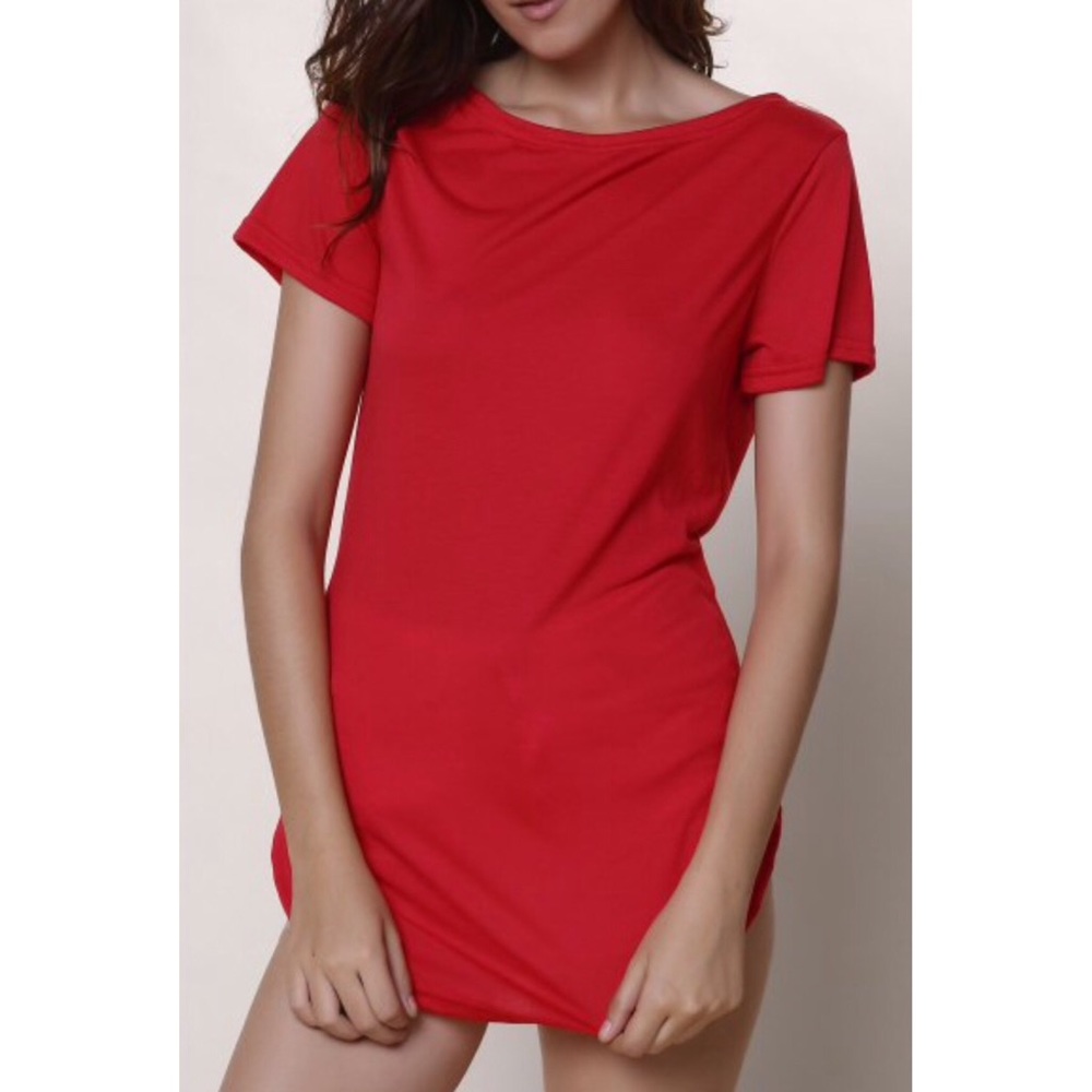 NEW Sexy red casual tee