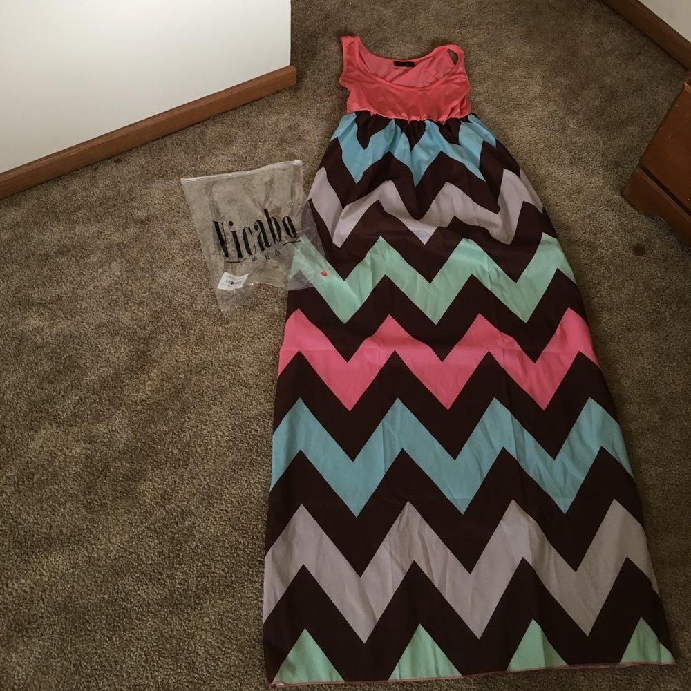 Beautiful summer dress maxi dress with boho style.