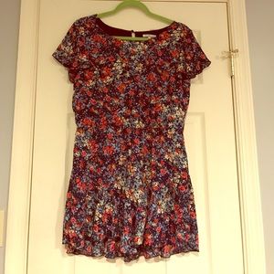 Floral Print Romper.