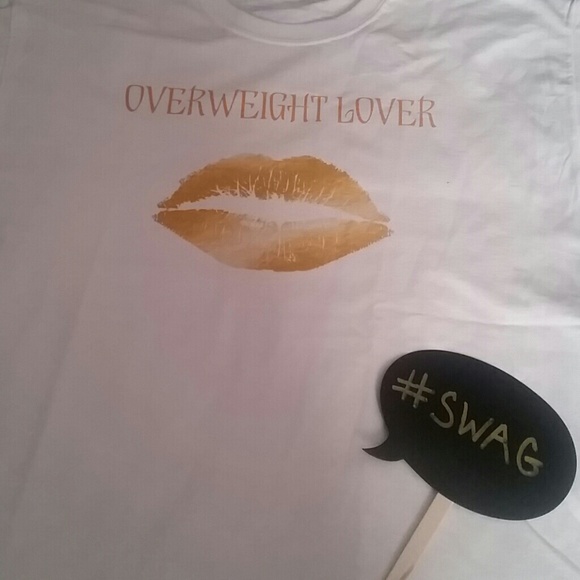 OVERWEIGHT LOVER TEE - Picture 1 of 2