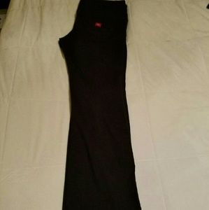 Hip hugger black pants