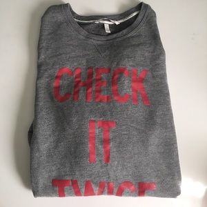 Victoria's Secret Check it Twice Sweatshirt