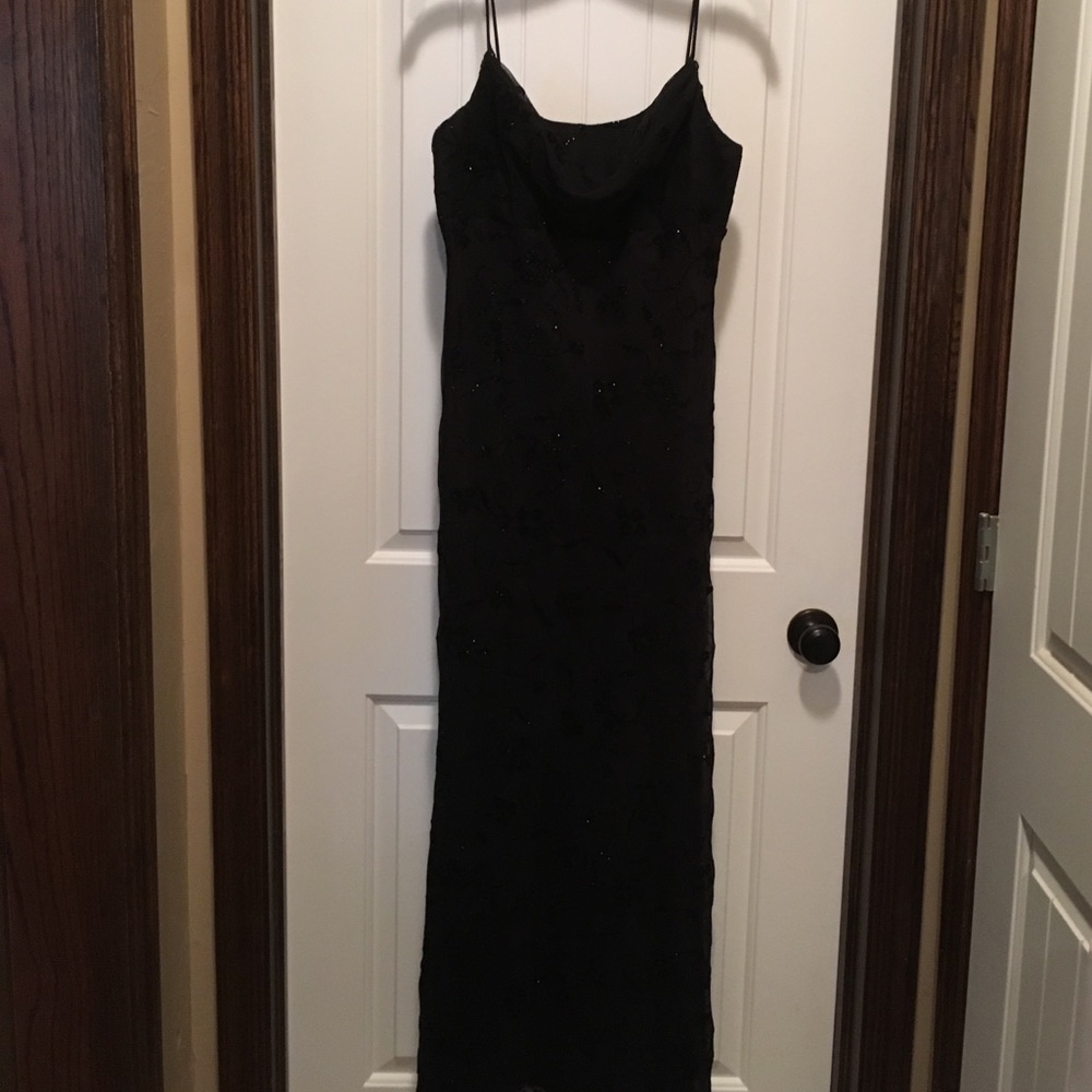 Full length gown size 14 Nice Draped front detail